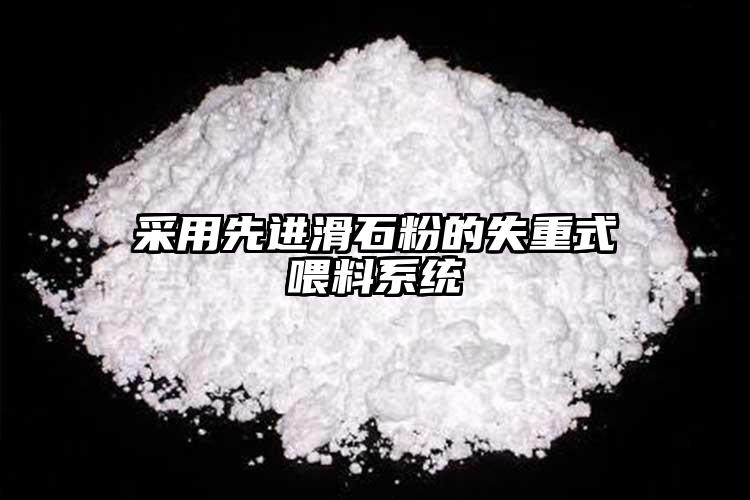 采用先進滑石粉的失重式喂料系統(tǒng)