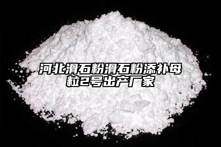 河北滑石粉滑石粉添補母粒2號出產廠家